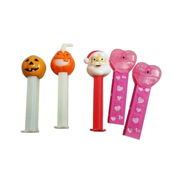 Pez Dispensers - Santa, Valentine's - Picture 1 of 2